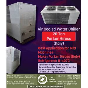 Air Cooled Water Chiller 26 Ton Parker Hiross (Italy)