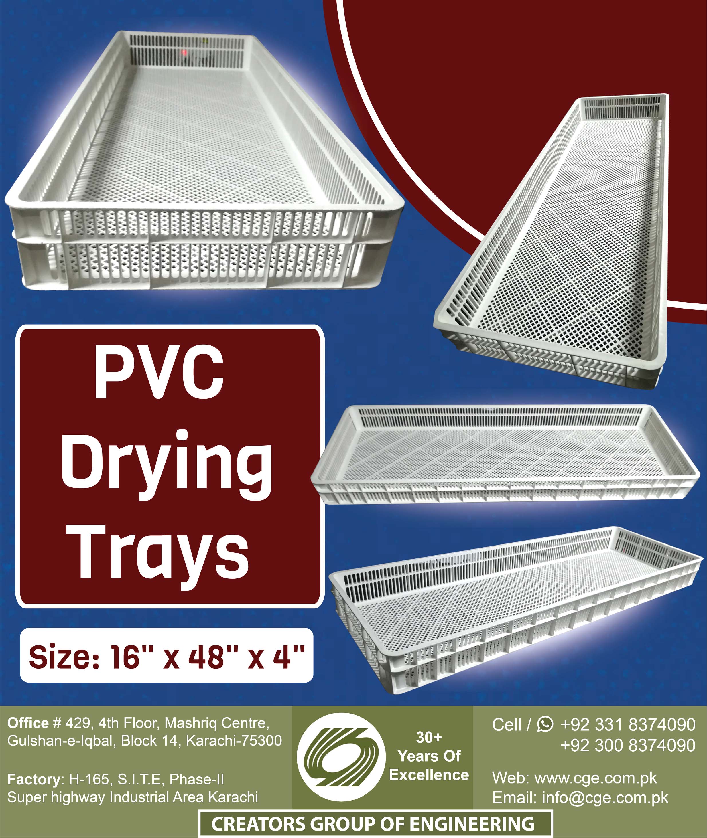 PVC Drying Trays