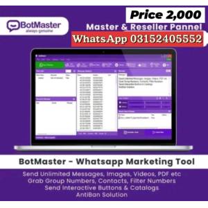 BotMaster Wa Sedner WhatsApp Marketing Software + 17 in 1 Softwares